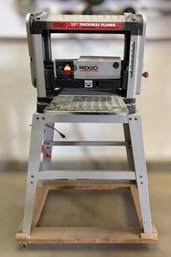 RIDGID 13 Inch Thickness Planer W/ Metal Stand
