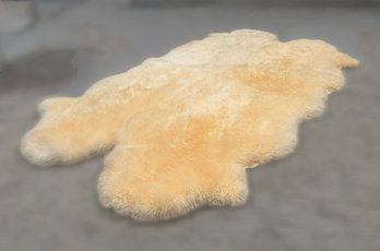 Genuine Double Pelt Sheepskin Runner Rug