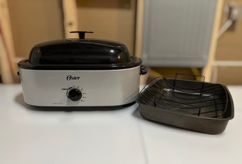 Oster Electric 18-Quart Roaster Oven And Traditional Turkey Roaster Pan With Rack