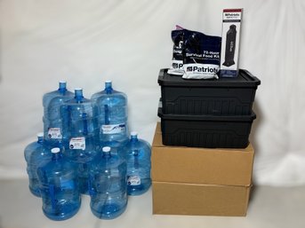 4Patriot 72 Hour  Emergency Survival Kits And Water Storage Container Containers