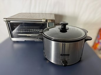 Ever Star Slow Cooker Crockpot And Breville Toaster Oven