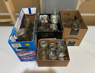 Wonderful Collection Of Canning Jars With Lids