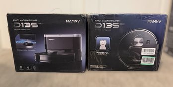 D13S Max Robot Vacuum Cleaners W/ Lidar Navigation - Lot Of 2