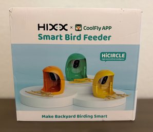 Hixx Smart Bird Feeder Featuring AI Detection, Live Bird Cam Feed, Night Vision, & More Model V6-WNQ02