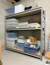 Heavy Duty Gray Metal Storage/shelving Unit