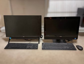Dell Inspiron All In One Computer Collection Featuring 5400 And 3048 Series Systems, Keyboards, And Mouse