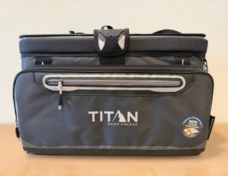 Arctic Zone Titan Deep Freeze 48 Can Zipperless Hardbody/Soft Sided Grey Cooler Bag