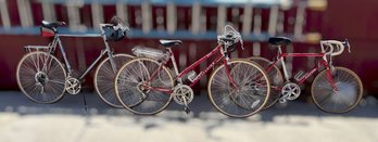 Vintage Centurion, Lotus & Schwinn Touring Steel Road Bicycle Collection