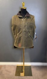 Men's Outback Trading Co. Sage Green Sawbuck Oilskin Vest - Size S - 2 Of 2