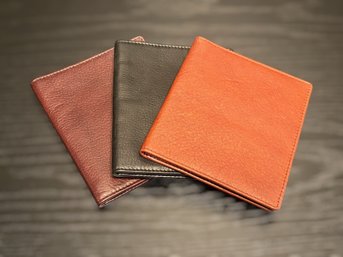 Set Of Three Osgoode Marley Genuine Leather RFID Passport Covers - Lot 1