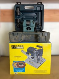 Chicago Electric 120-volt Circular Saw Blade Sharpener & Drill Doctor Drill Bit Sharpener