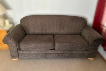 Schweiger Divisions Of KCS Inc. Vintage Two-seat Multi-toned Rolled Arm Sofa