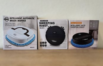 Intelligent Automatic Brush Mopper No.615, Intelligent Sweeping Robot No.S616, Intelligent Mute Robot No.8688