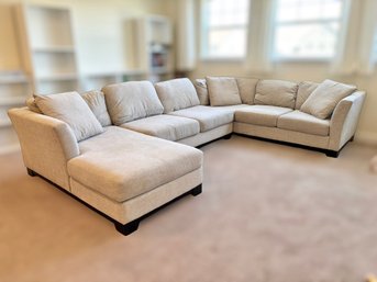 Amazing Elliot II Fabric Sectional 3-piece Couch