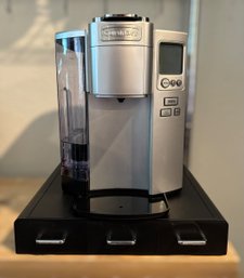 Cuisinart Premium Single Serve Coffee Maker Model SS-10 W/ Black 3-drawer Coffee Pod Organizer