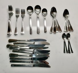 Collection Of Stainless Steel Flatware W/ Spoons, Forks, & Knives Featuring Oneida, Towle, Nespresso, & More