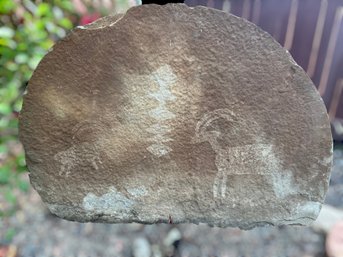 Stunning Native American Petroglyph Stone