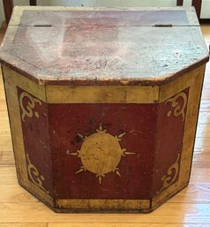 Antique Floor Storage Bin