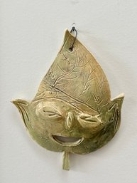 Whimsical Hand-sculptured Leaf Person