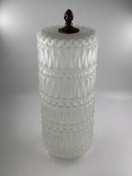 Vintage Hollywood Regency Frosted Glass Light Shade