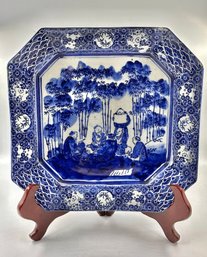 Antique Asian-style Porcelain Platter