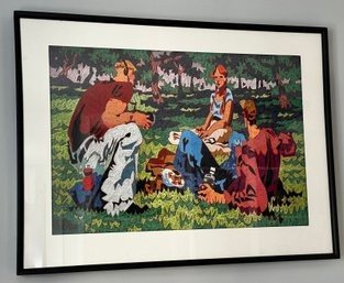 Original Signed Pastel By Maine Artist John LeBlanc