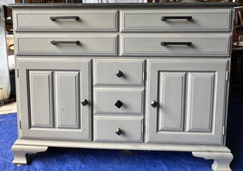 Three-drawer Maple Dresser With Added Storage Compartment By Temple Stuart, Co.