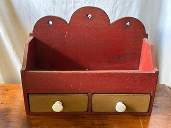 Countertop Or Wall Mounted Two-drawer Storage Unit