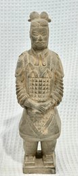 Vintage Chinese Reproduction Qin Chi Huang Terra Cotta Warrior Statue