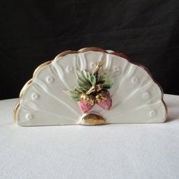 Capodimonte Napkin Holder Made In Italy