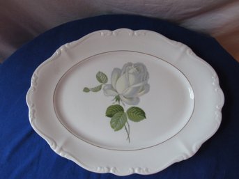 JOHANN HAVILAND Floral Pattern Bavaria Germany OVAL SERVING PLATTER