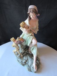 Statue 14'T X 9'w Mother & Child