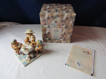 Cherished Teddies By Enesco There's Always Time For Friends And A Good Cup Of Tea