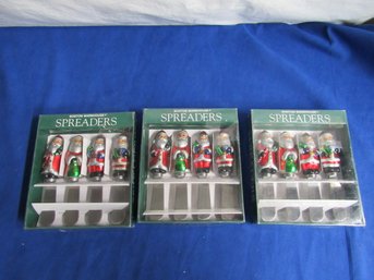 Boston Warehouse Santa Spreaders Group Of 3