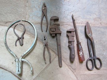 Group Of 8 Vintage Tools