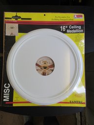 16' Ceiling Medallion White