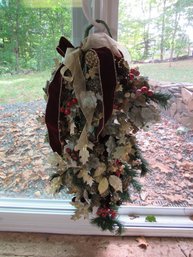 Christmas Door Swag Or Wreath 31' L