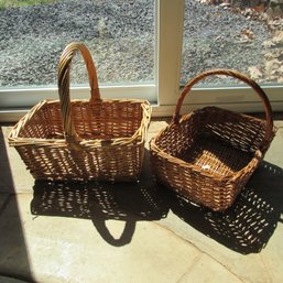 2 Wicker Baskets