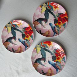 Dessert Plates By Audubon's Aviary Set Of 3