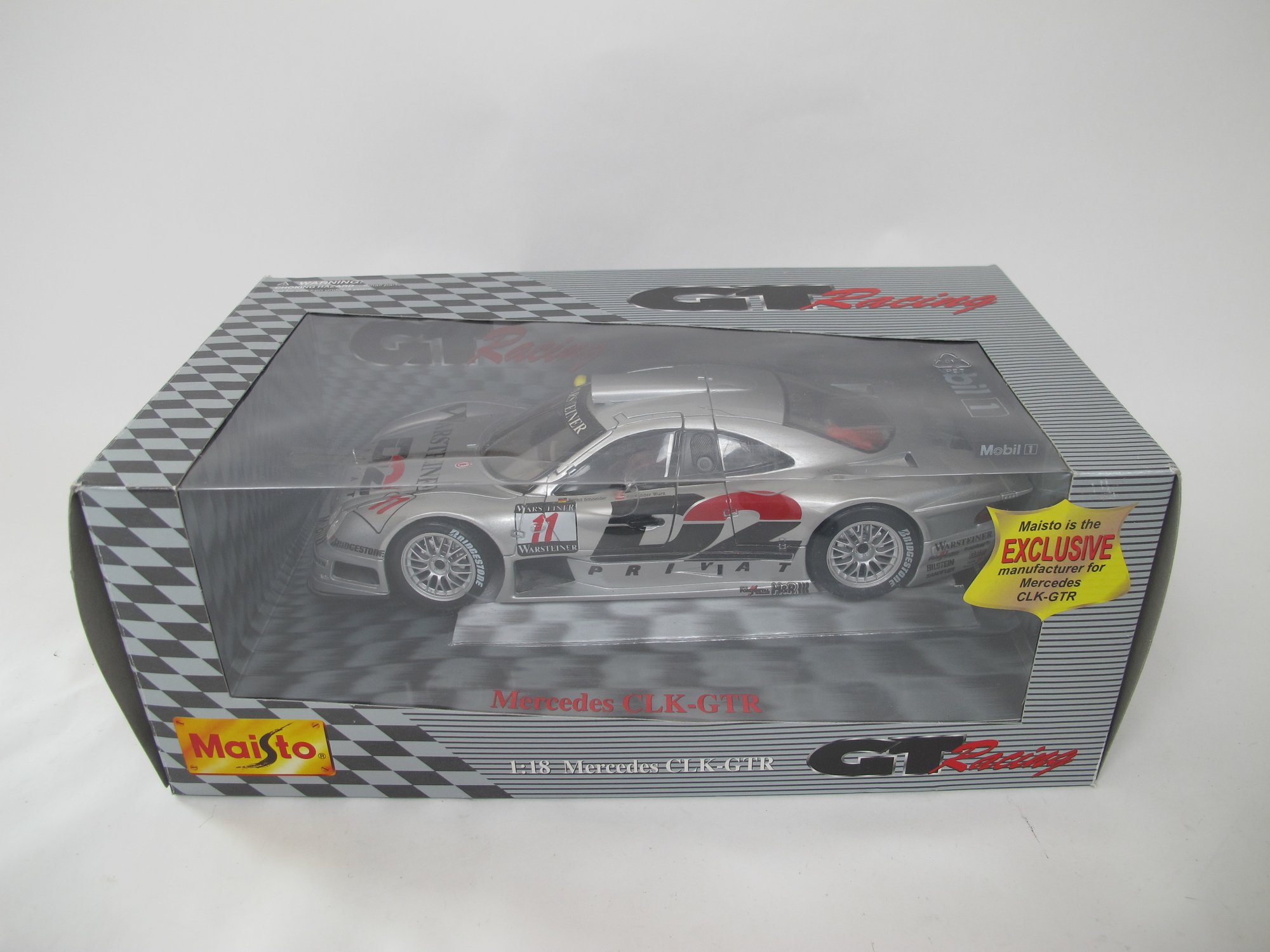 Mercedes Benz Clk-gtr Maisto 1:18 | Meses sin interés