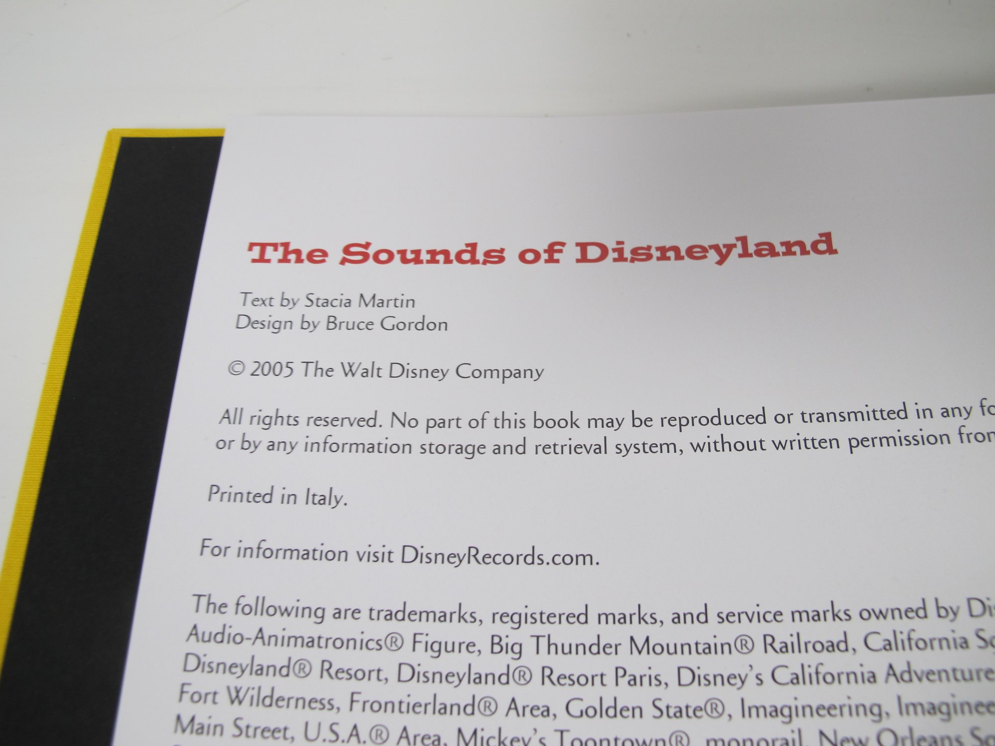 Disneyland 50th Anniversary 6CD Box Set With Hardcover Book A Musical