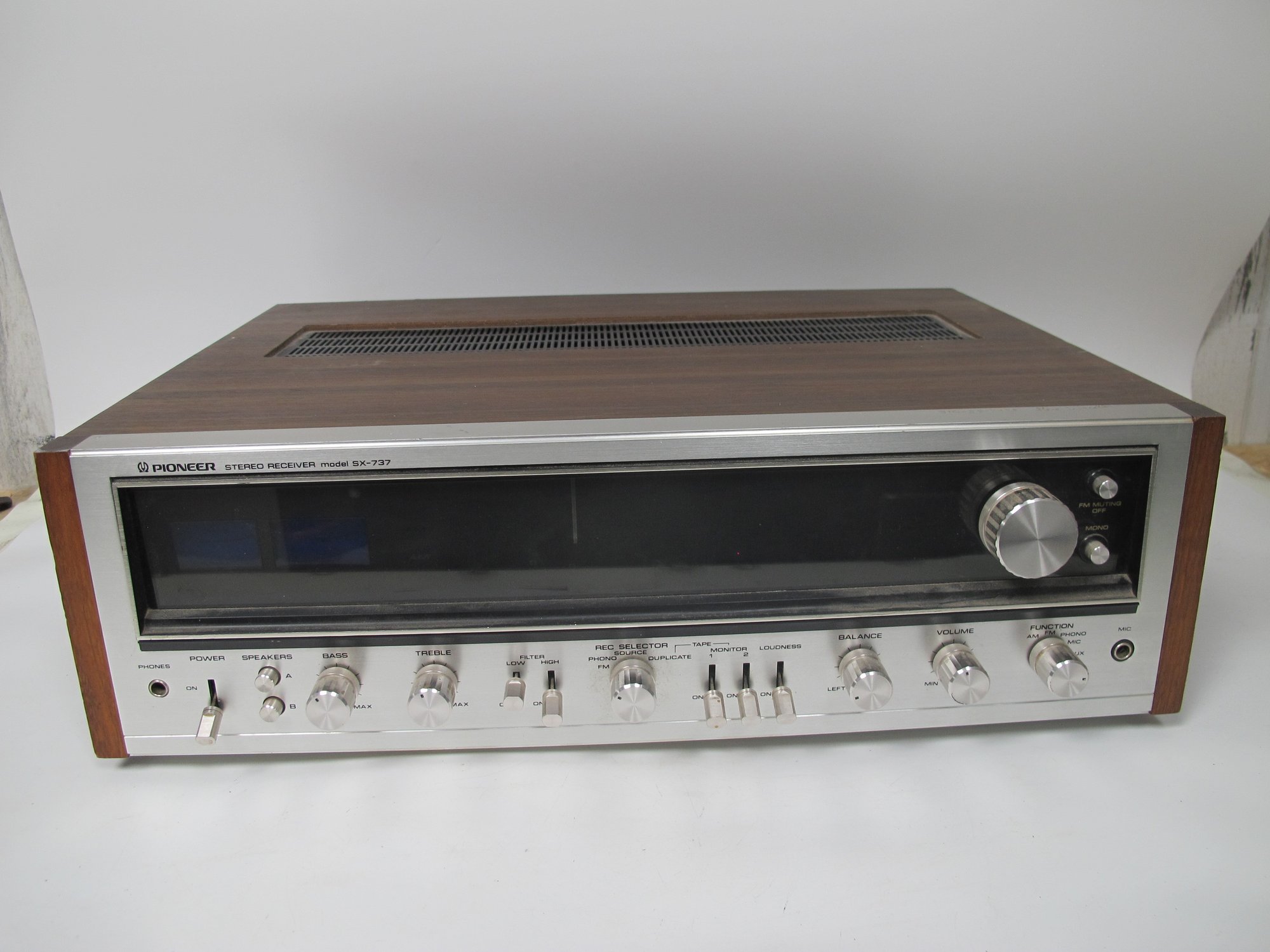 PIONEER パイオニア SX-737 FM/AM ステレオレシーバーアンプ 音出し