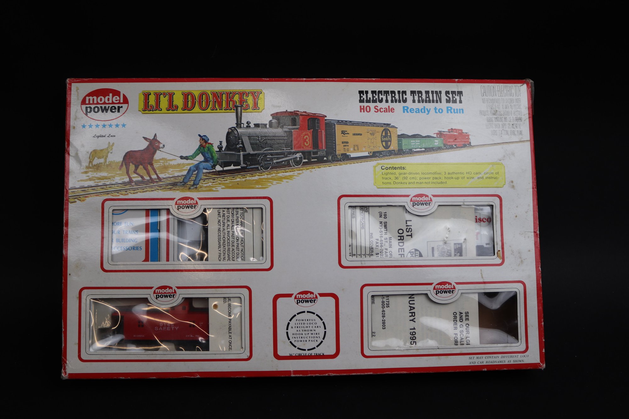 Model Power HO Scale Train Set 