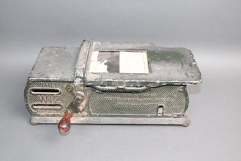 Antique WIZ Register Manual Receipt Machine By Pacific Manifolding Book Co  Emeryville, CA
