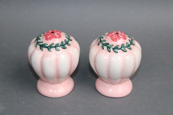 Pink Ceramic Salt & Pepper Shakers
