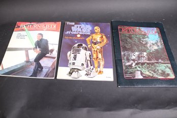 Vintage Star Wars Storybook Lot (3 Pc)  Return Of The Jedi, Original Trilogy, 19781983