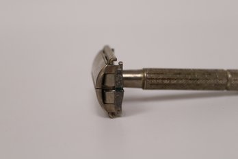 Vintage 1950s Gillette Super Speed Flare Tip Metal Safety Razor