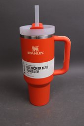Stanley Quencher H2.0 Flowstate Tumbler 40oz Tigerlily  Rare Color  New With Tag