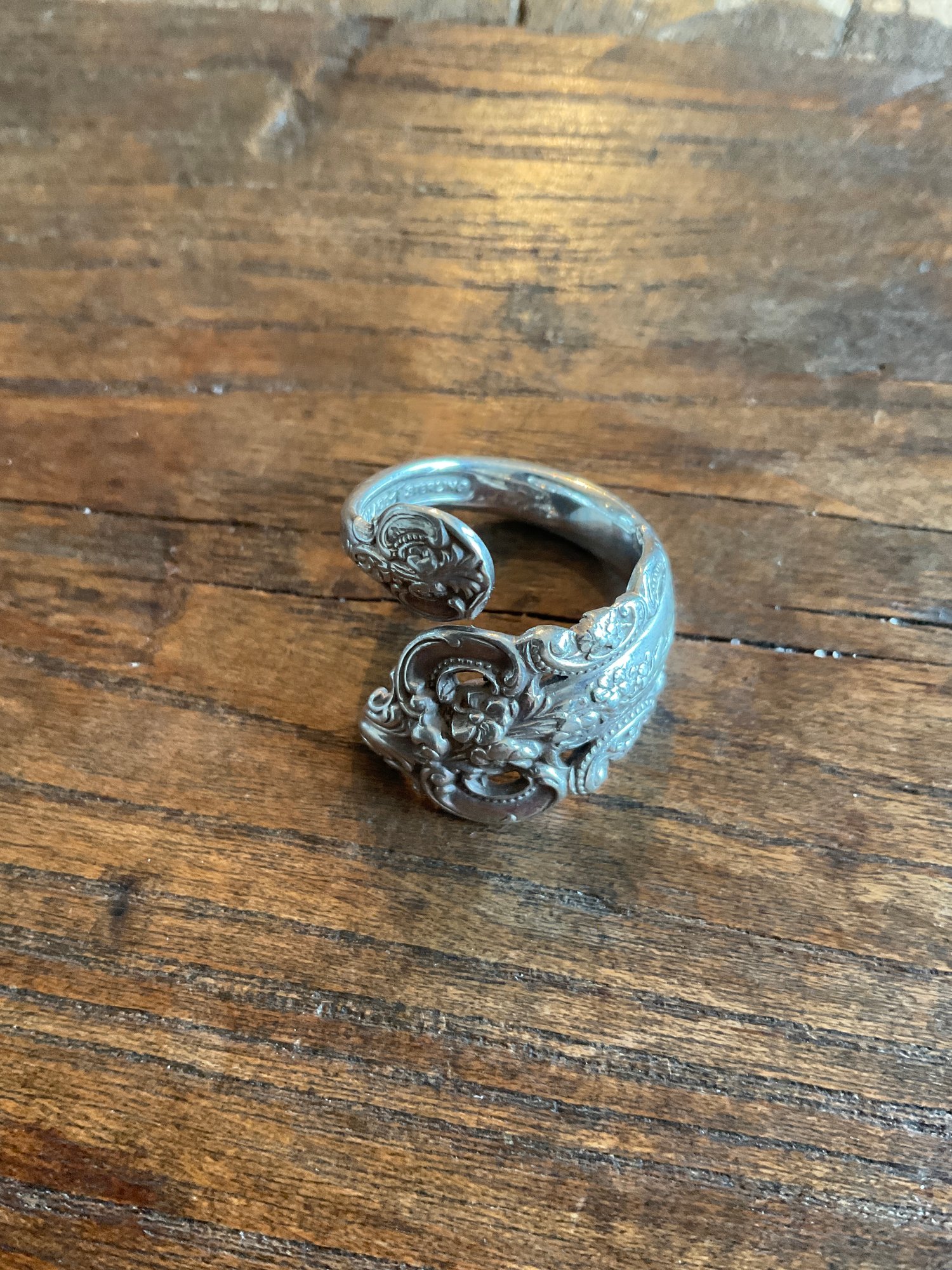 Wallace Grand Baroque Sterling Silver Ring #4538 | Auctionninja.com