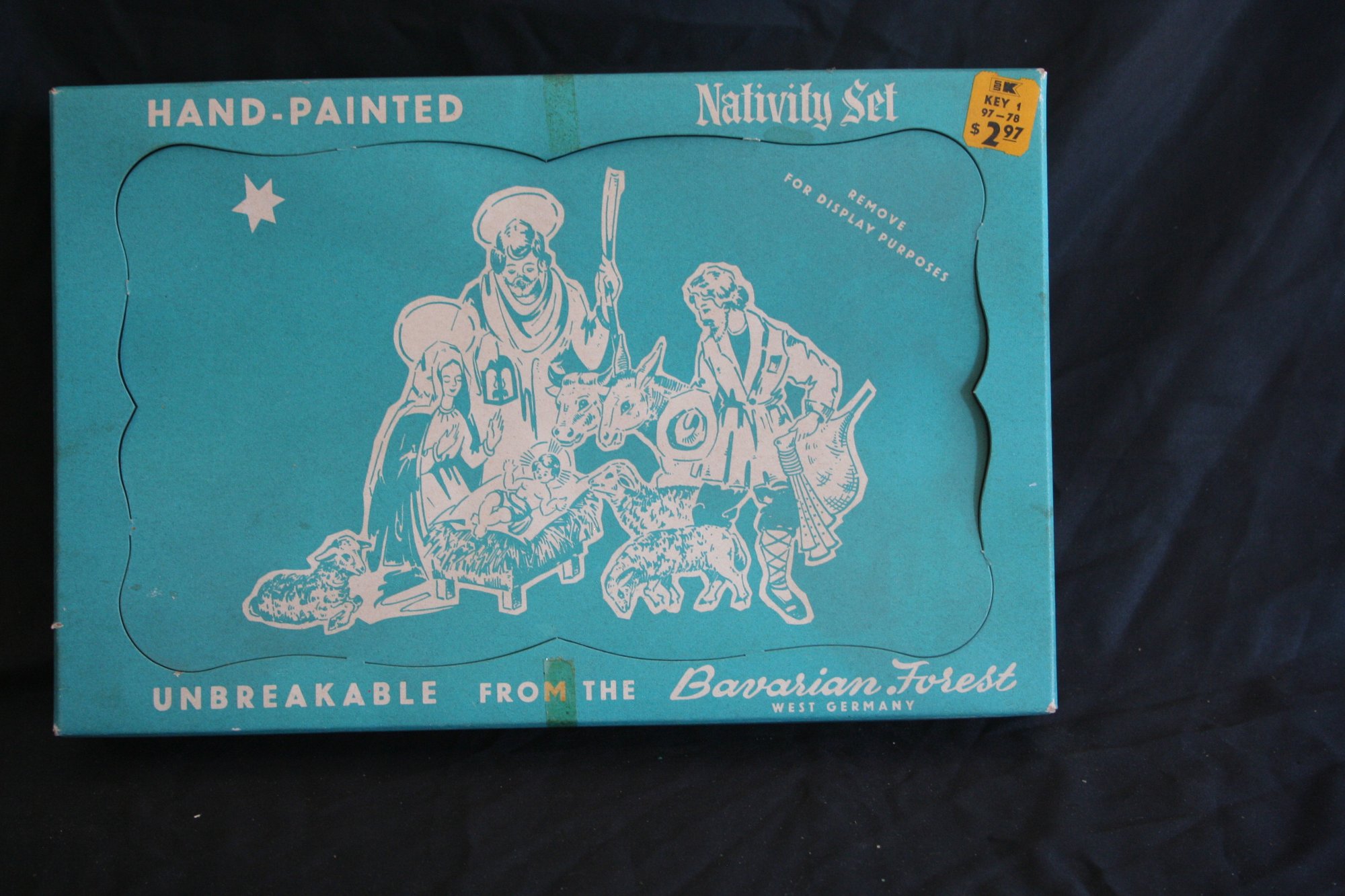 Vintage Twelve (12) Piece Nativity Set Made In Bavarian Forest West ...